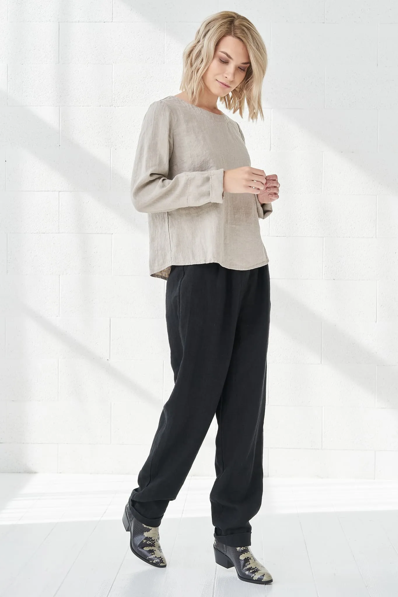 Loose linen pants Pamela