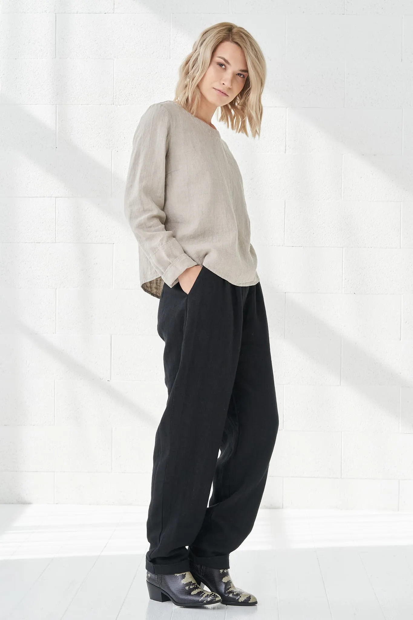 Loose linen pants Pamela
