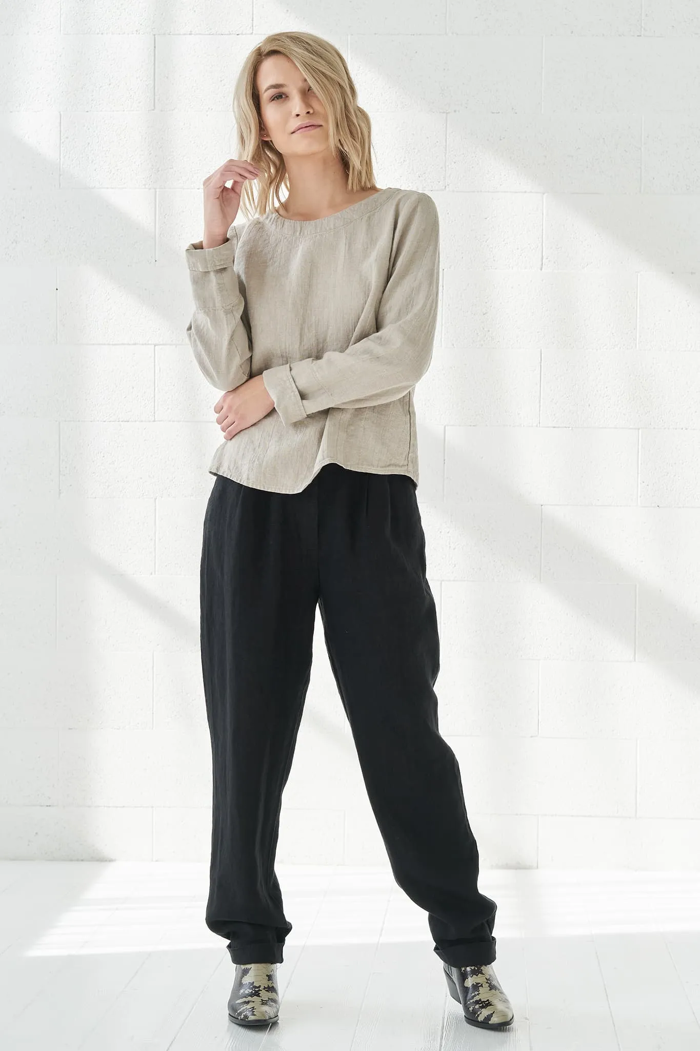 Loose linen pants Pamela