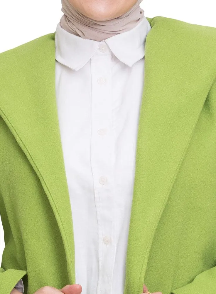Macaw Green Feather Jacket
