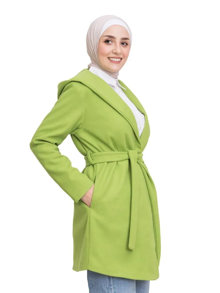 Macaw Green Feather Jacket