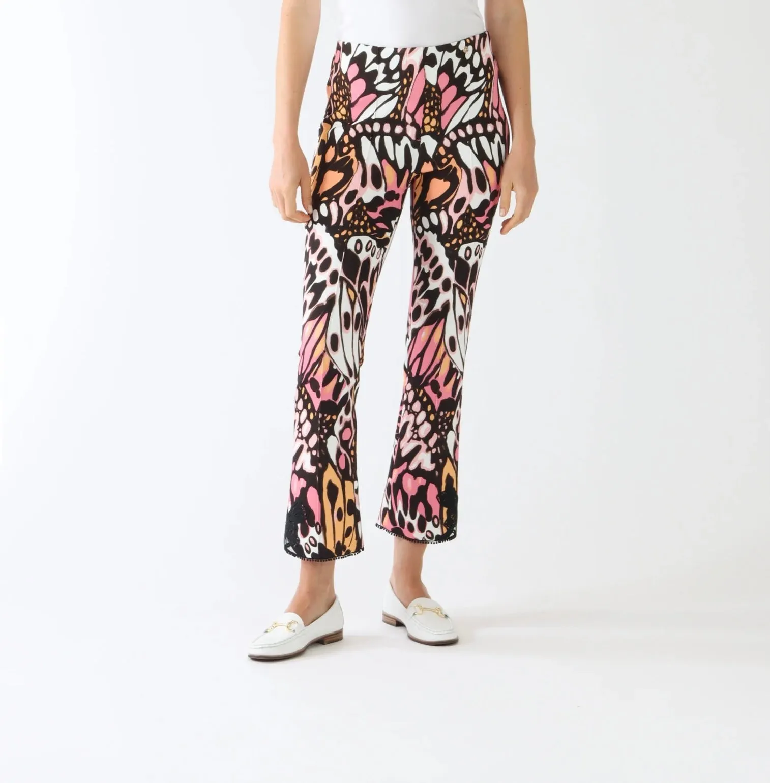 Marc Cain Butterfly Candy Pink Bright Frederica Pants