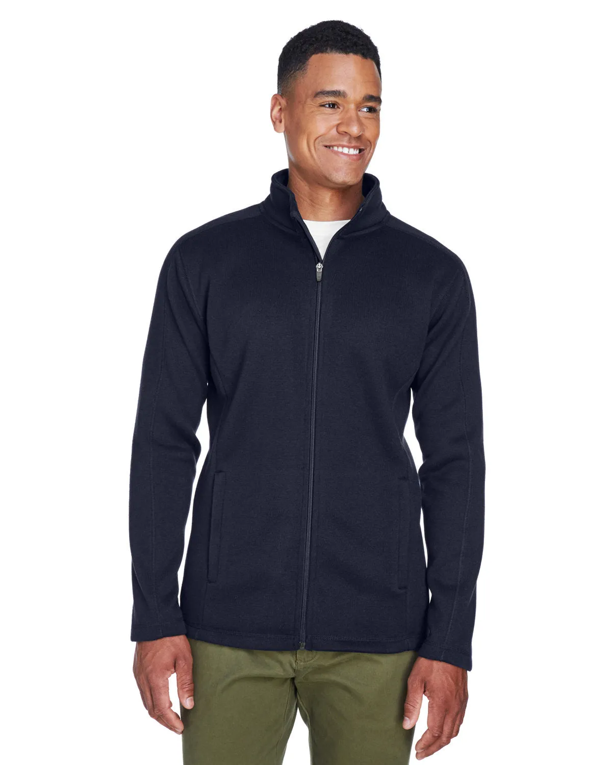 Men's Bristol Full-Zip Sweater Fleece Jacket-DG793