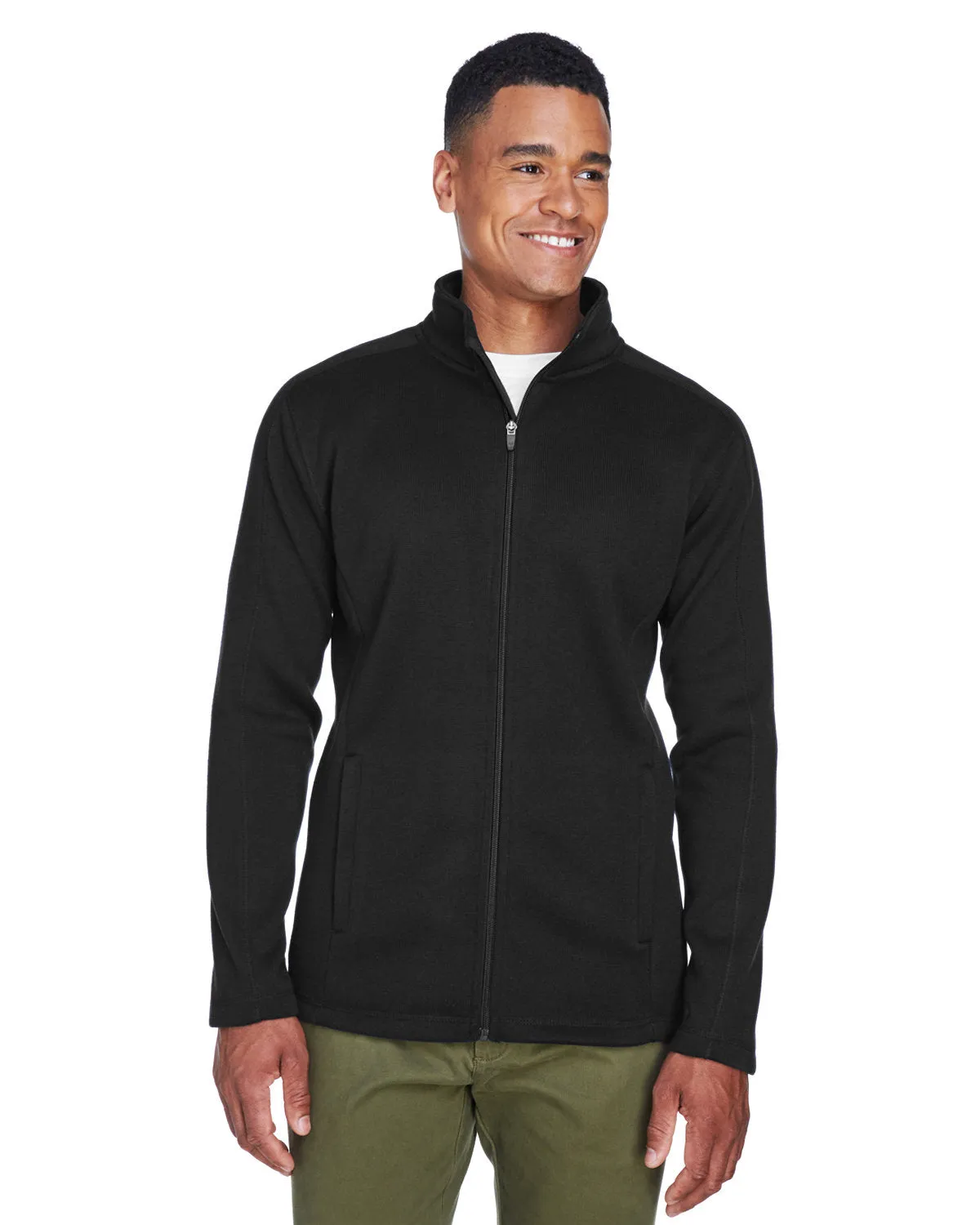 Men's Bristol Full-Zip Sweater Fleece Jacket-DG793