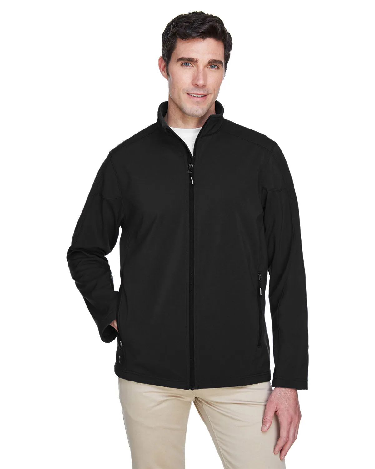 Men's Cruise Two-Layer Fleece Bonded Soft Shell Jacket-88184