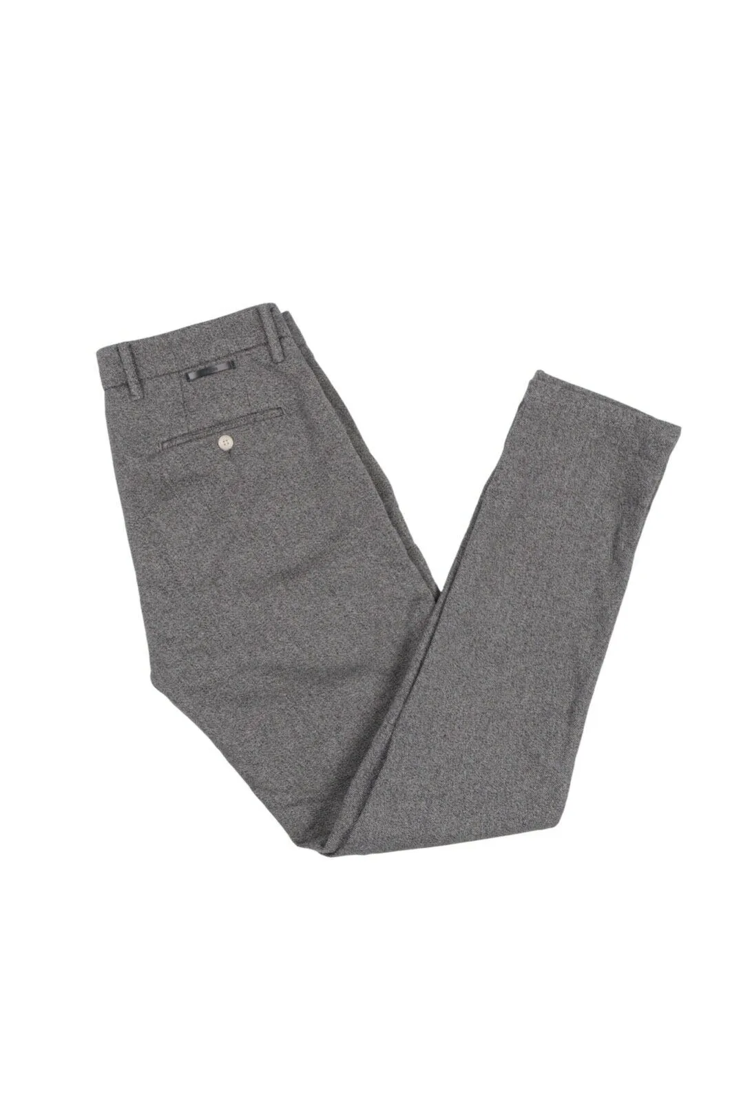 Men's SIVIGLIA Italy Grey Twill Cotton Chino Pants Trousers Size 32