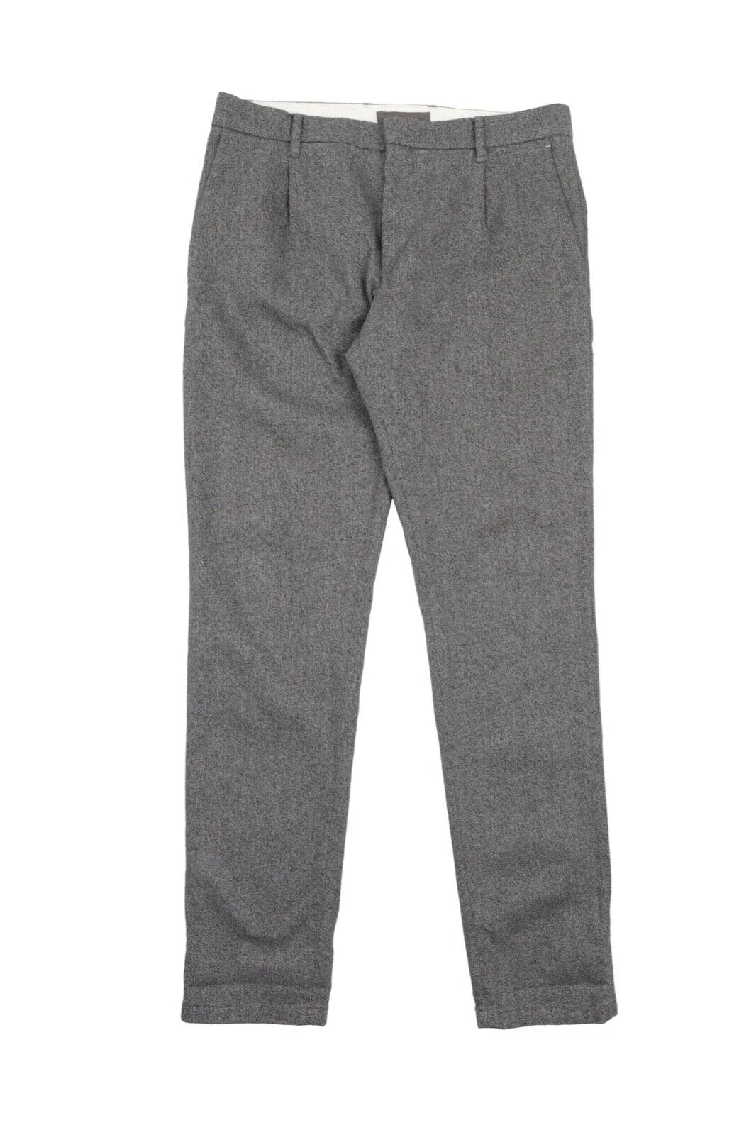 Men's SIVIGLIA Italy Grey Twill Cotton Chino Pants Trousers Size 32