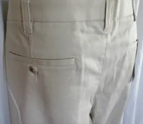 NEW NWT MENS CHEROKEE ULTIMATE Khaki Flat Front Chinos PANTS 42X30 Nano-tex