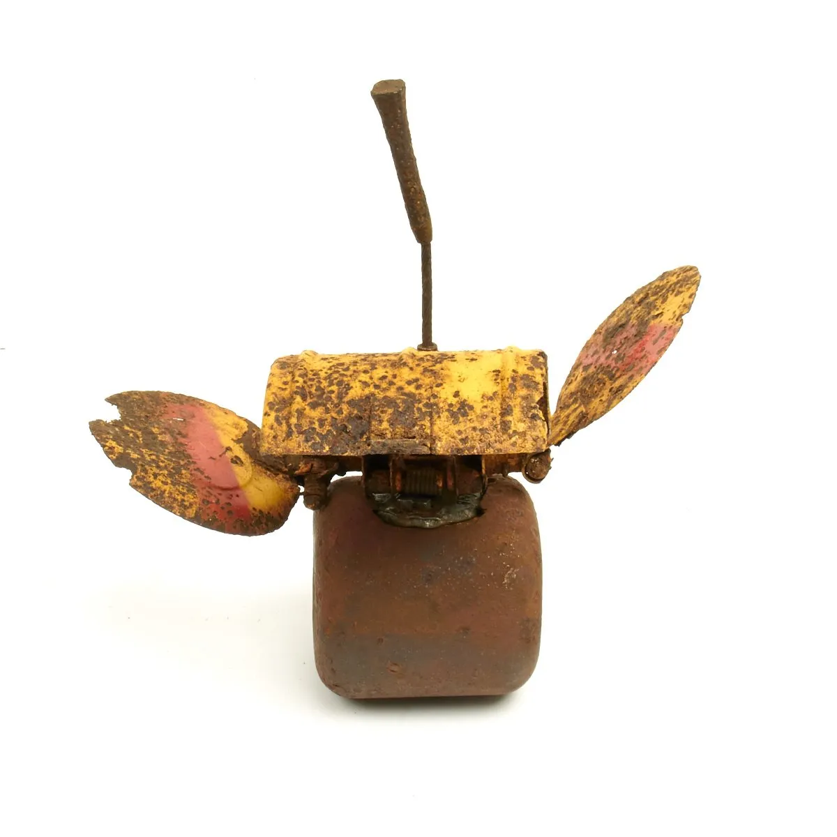 Original German WWII Damaged Butterfly Bomb SD-2 Sprengbombe Dickwandig 2 kg - 1941 Dated