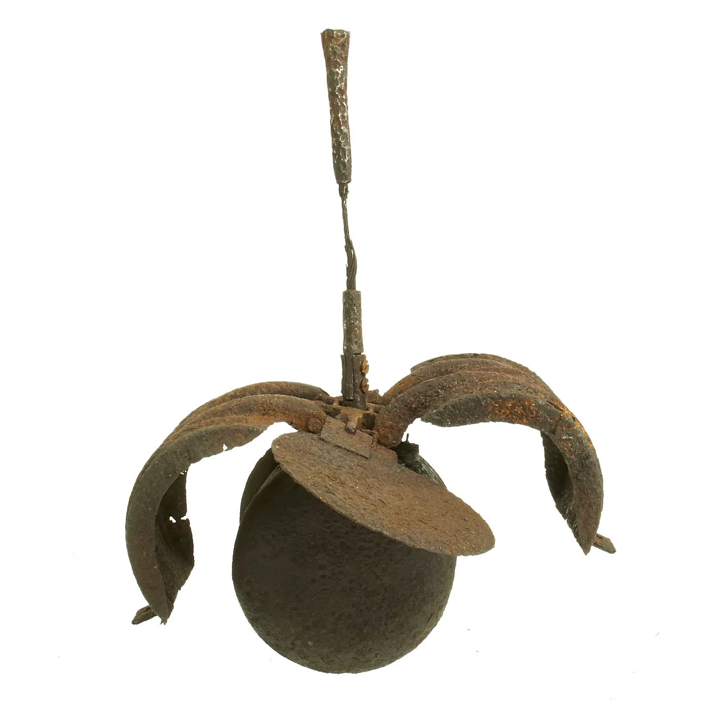 Original German WWII Inert Butterfly Bomb SD-2 Sprengbombe Dickwandig 2 kg - Battlefield Pickup