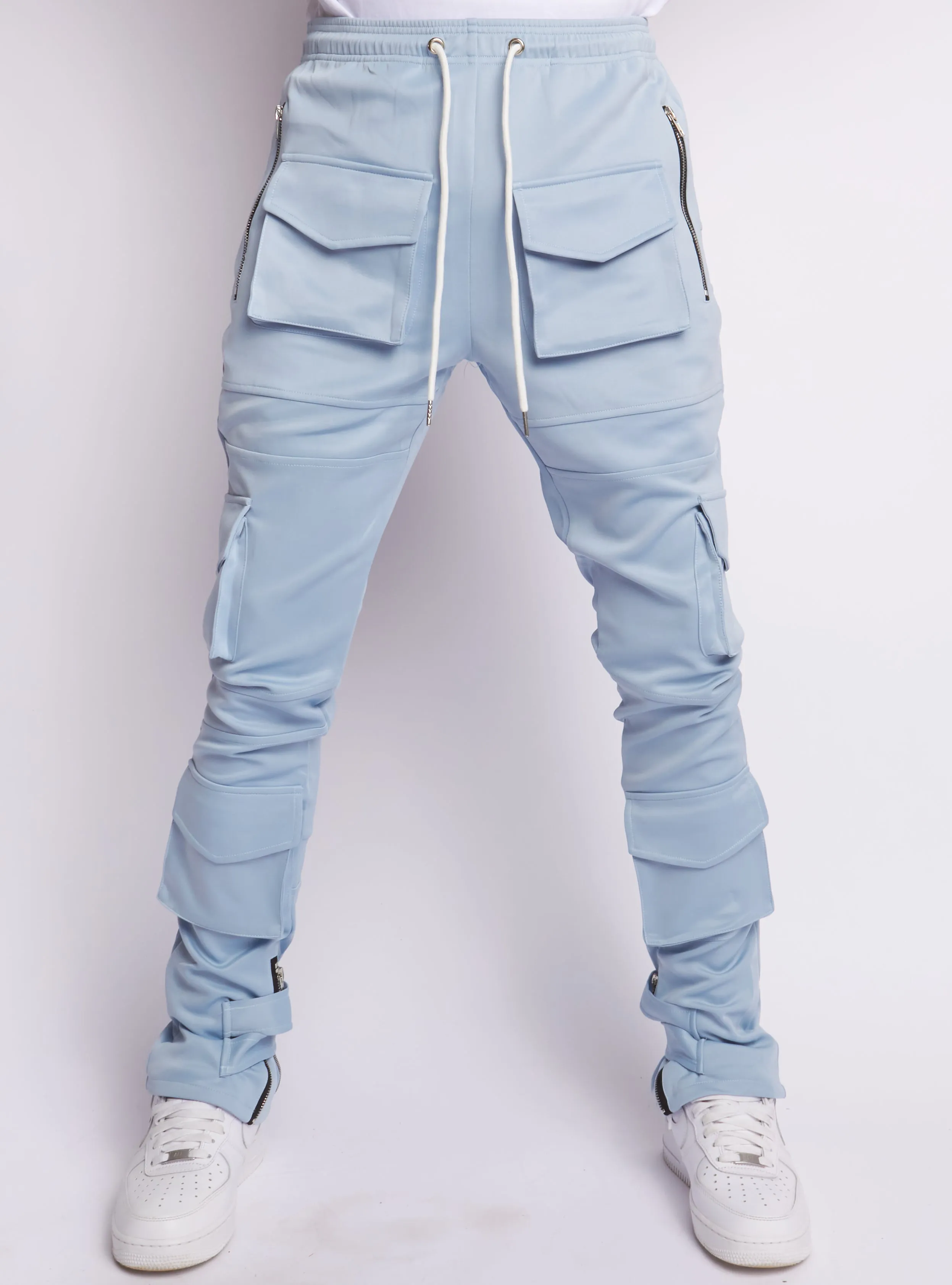 Politics Track Pants - Holman - Sky Blue - 752