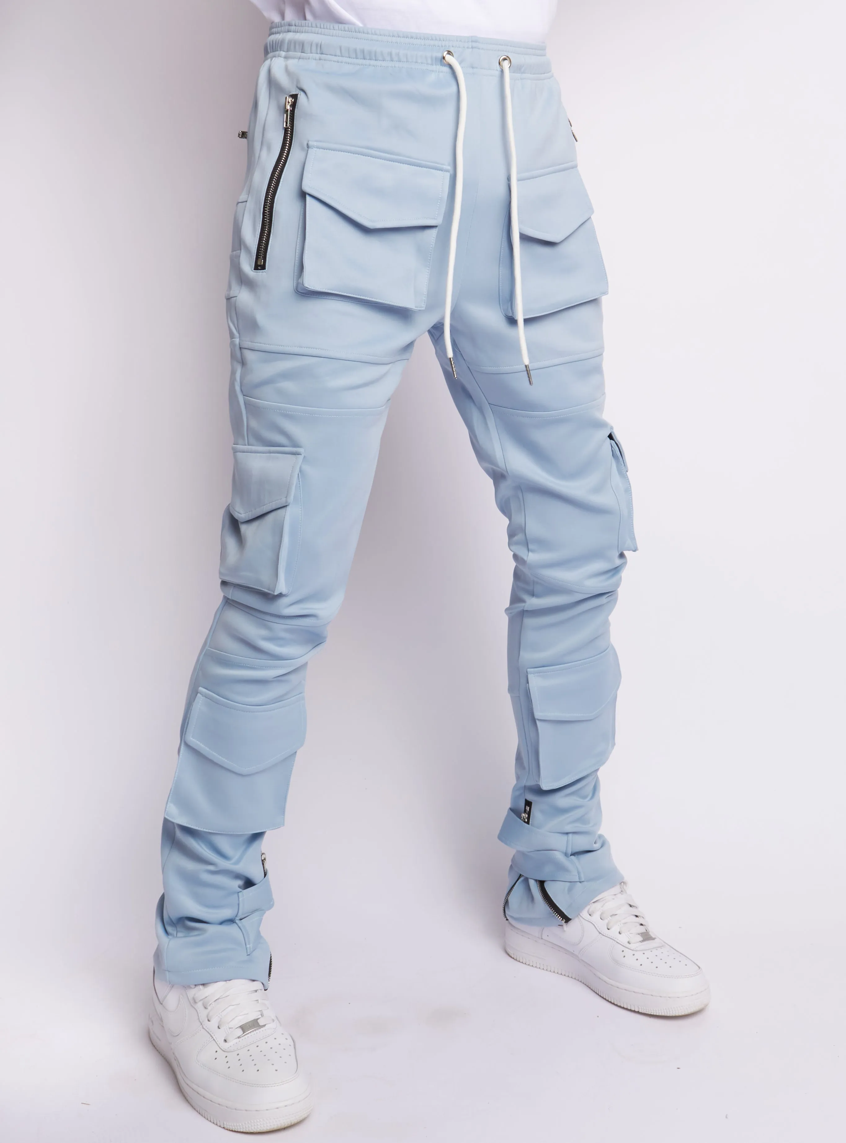Politics Track Pants - Holman - Sky Blue - 752