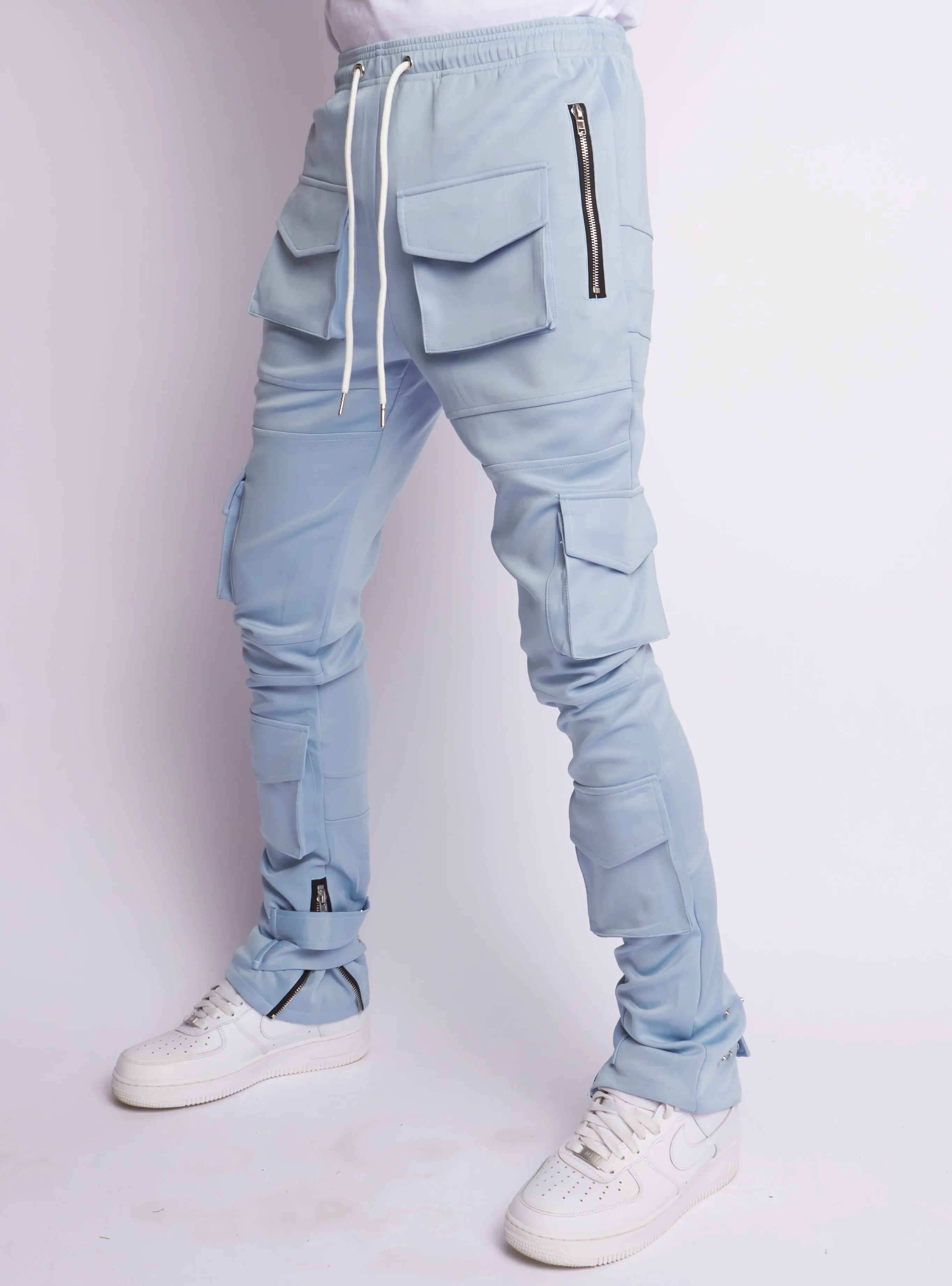 Politics Track Pants - Holman - Sky Blue - 752