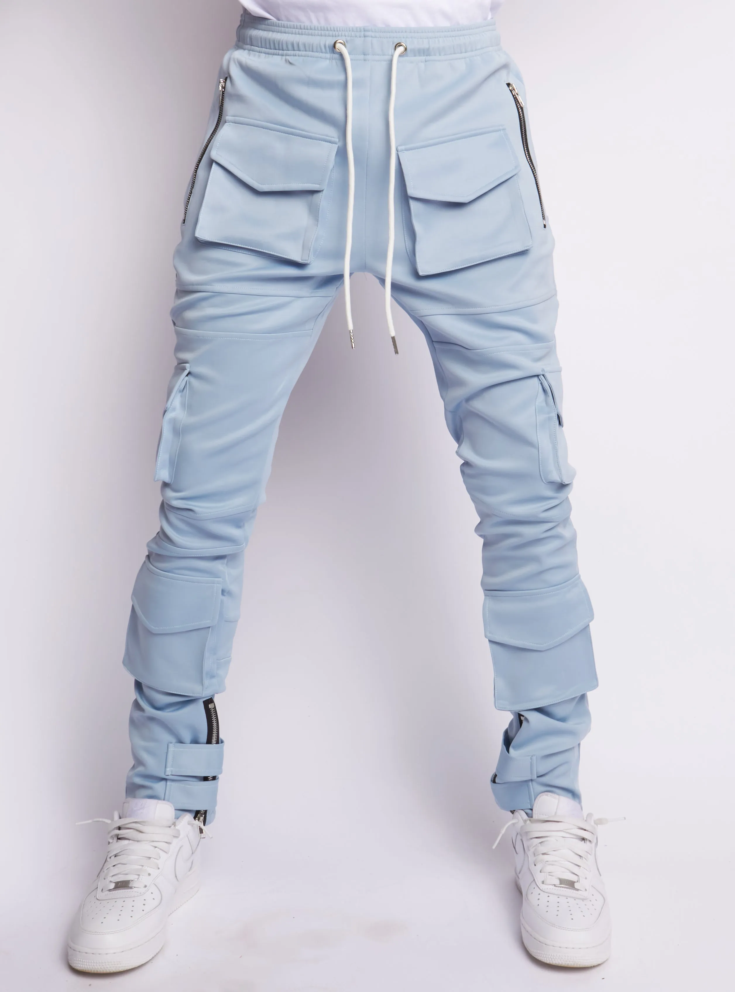 Politics Track Pants - Holman - Sky Blue - 752
