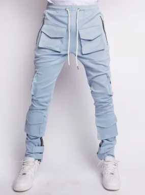 Politics Track Pants - Holman - Sky Blue - 752