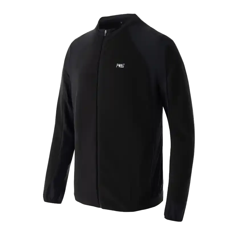 POMT Black Sport Fleece Mid-Layer Jacket
