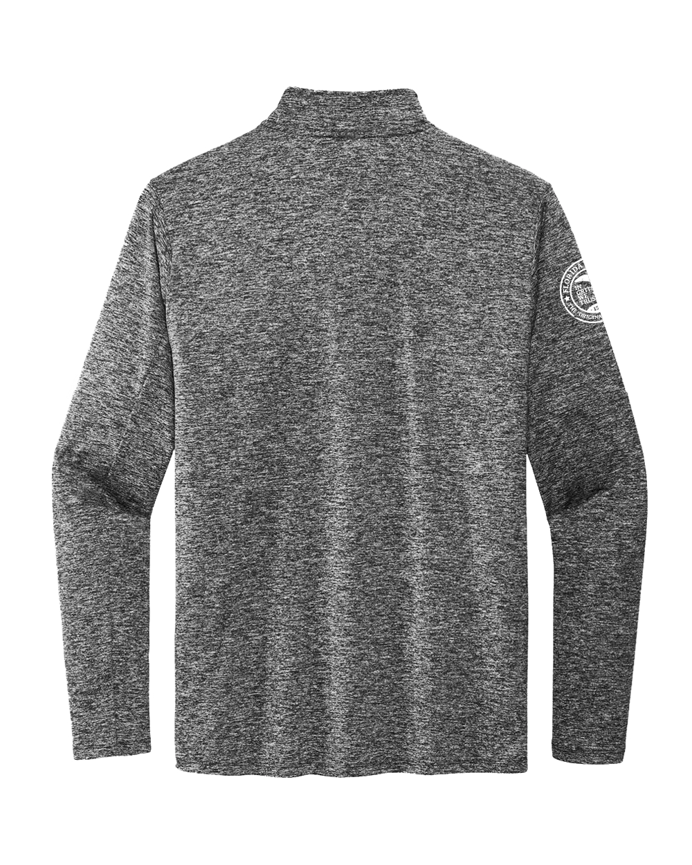 PULLOVER - HEATHER BLACK - 1/4 ZIP