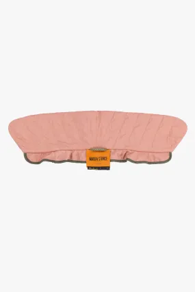 Quilted Collar - Pale Pink / Bronze