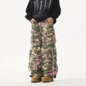 "ROSE" Pink Camo Trousers