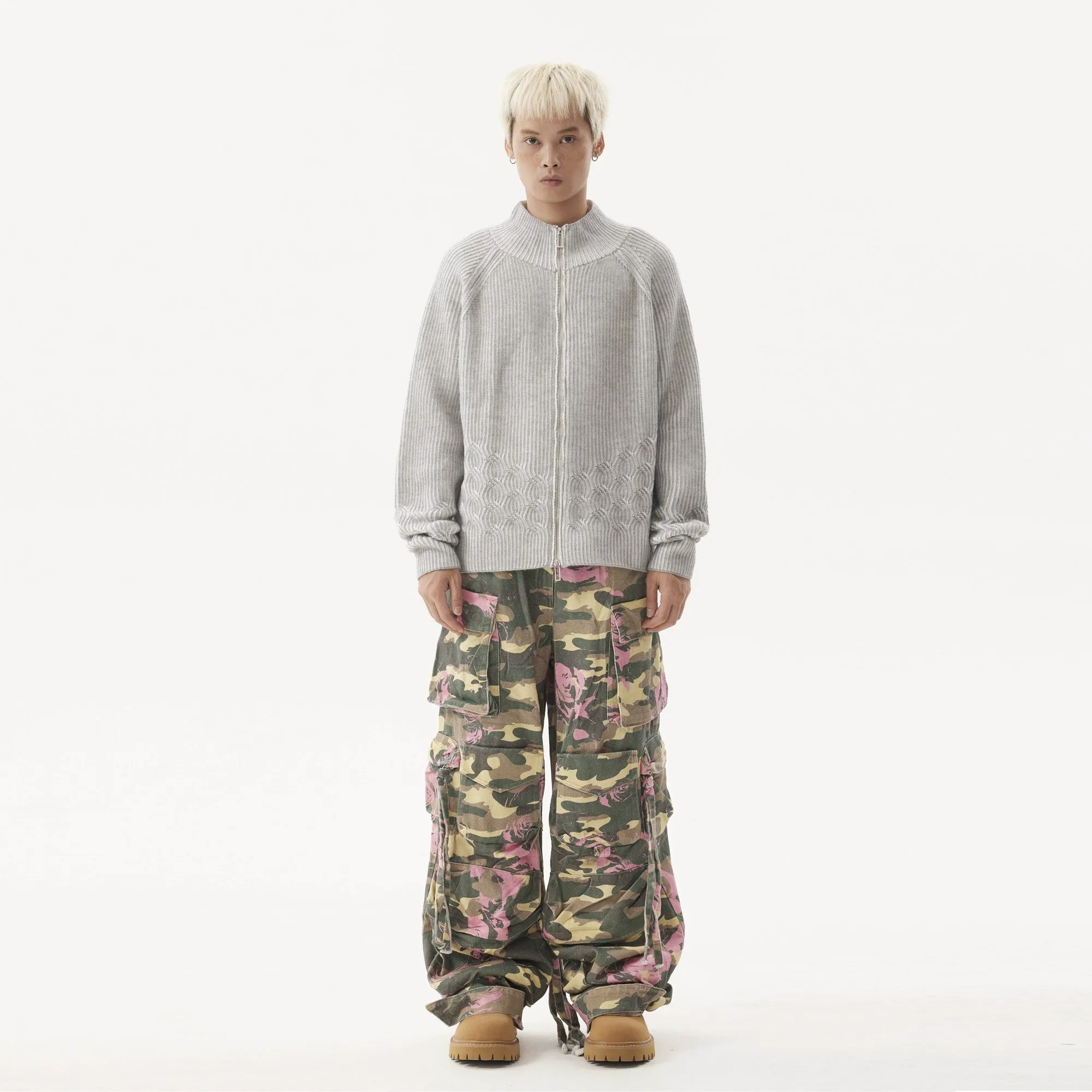 "ROSE" Pink Camo Trousers