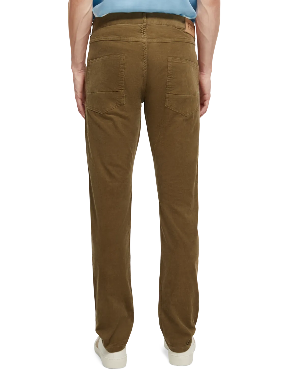 Ralston 5 Pocket Fine Corduroy Pant in Khaki