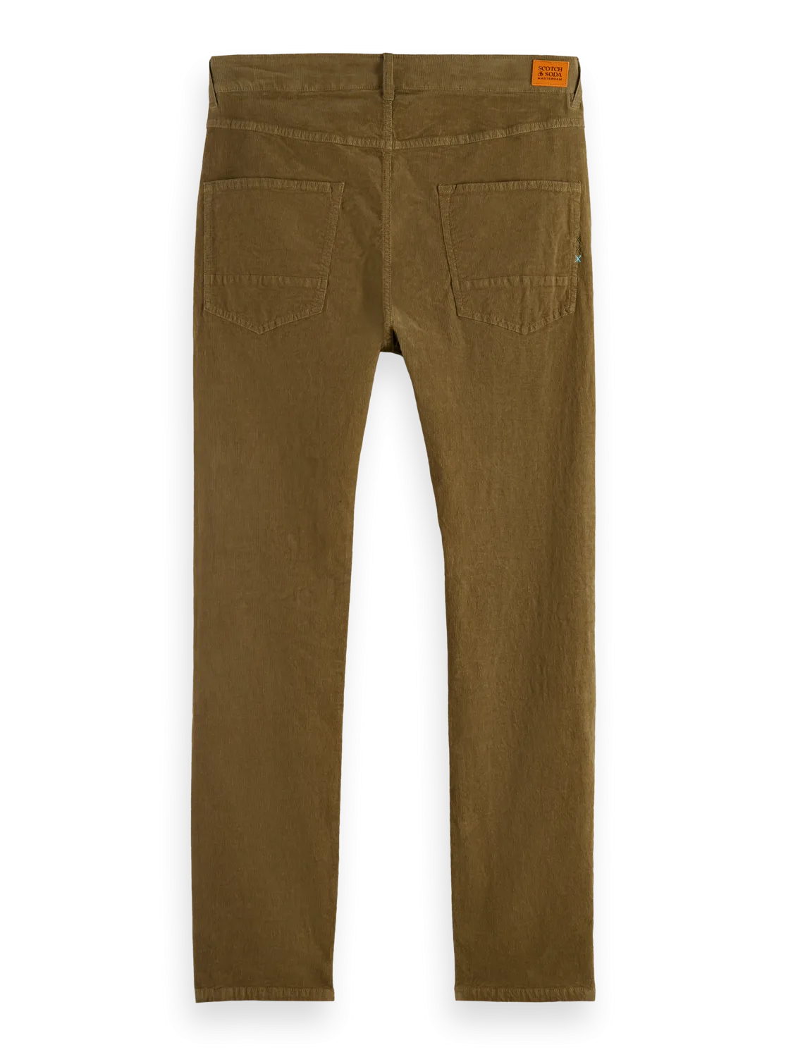 Ralston 5 Pocket Fine Corduroy Pant in Khaki