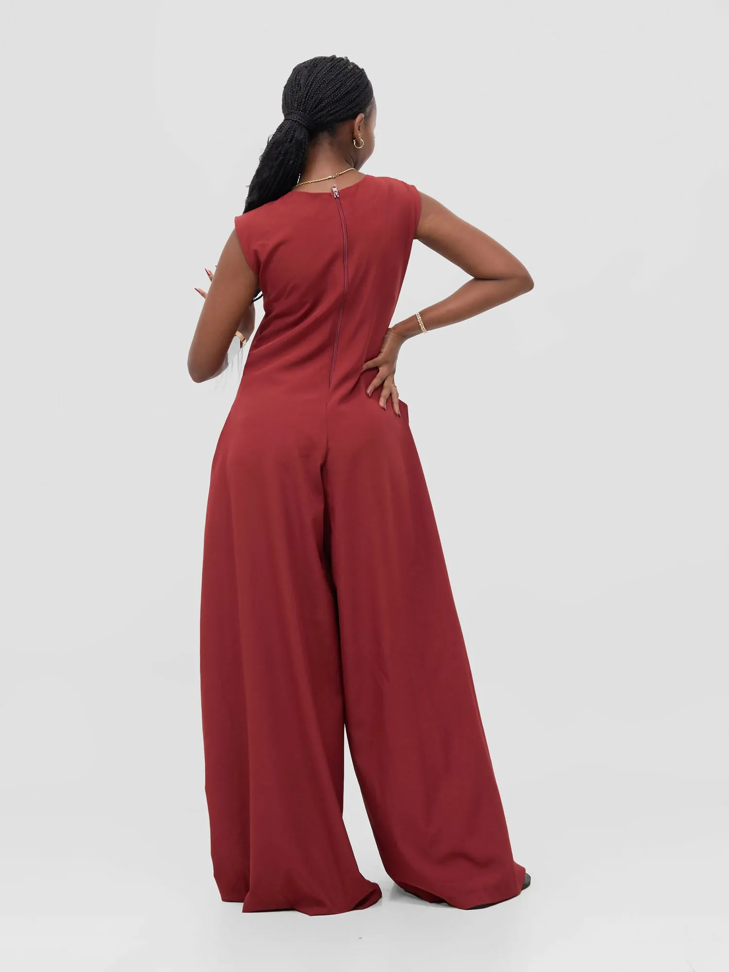 Shira Jumpsuit - Rust Brown