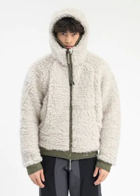 SILVER SAGE HEAVY FURRY JACKET
