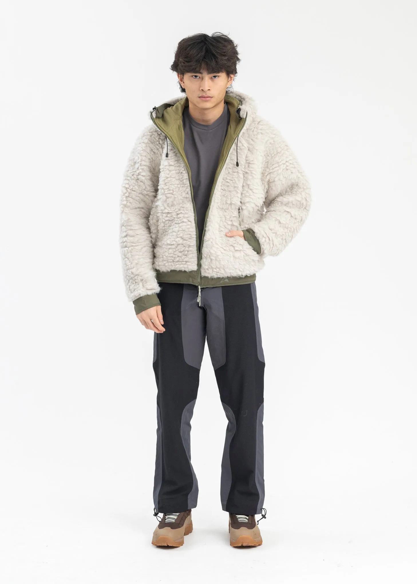 SILVER SAGE HEAVY FURRY JACKET