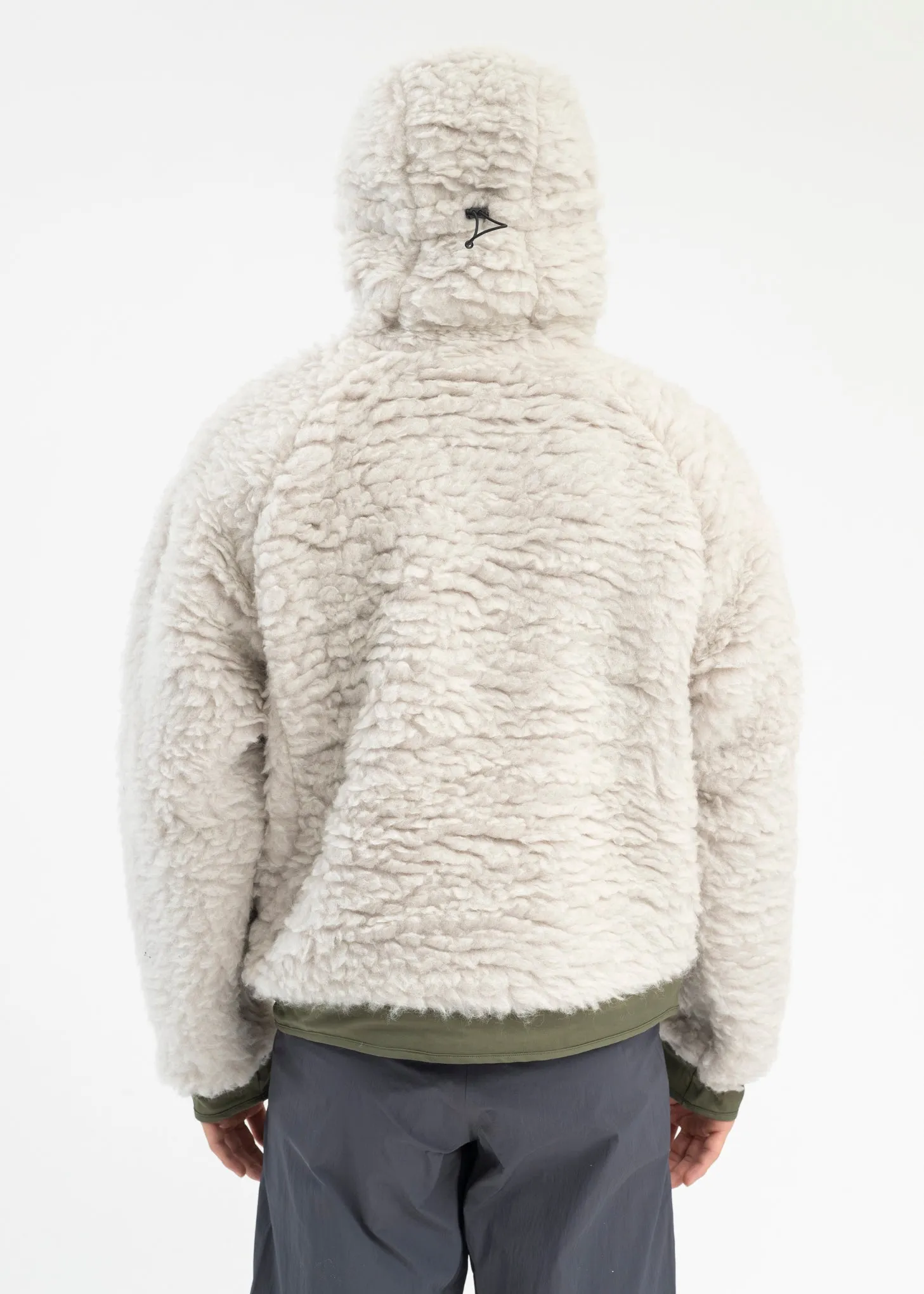 SILVER SAGE HEAVY FURRY JACKET