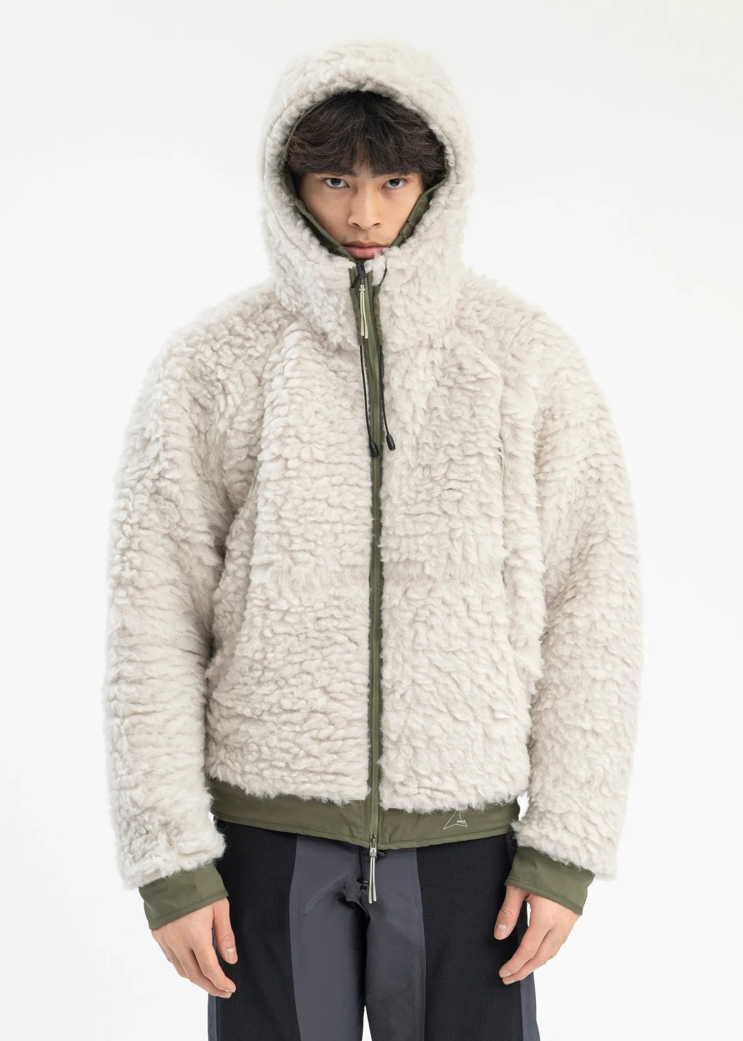 SILVER SAGE HEAVY FURRY JACKET