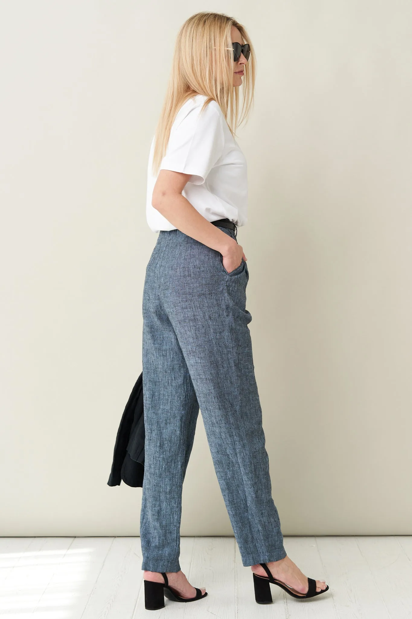 Smart linen pants Pix