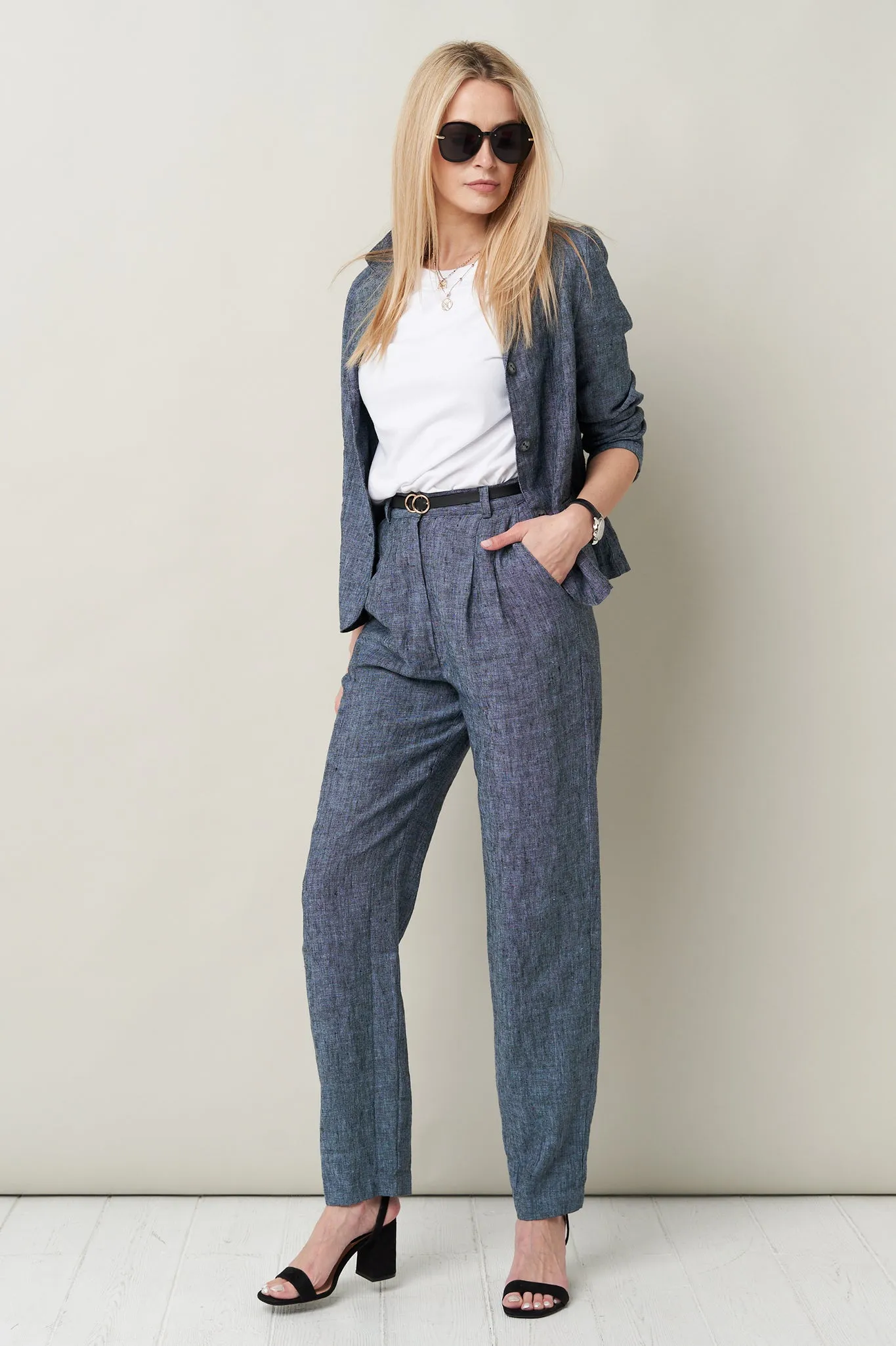 Smart linen pants Pix