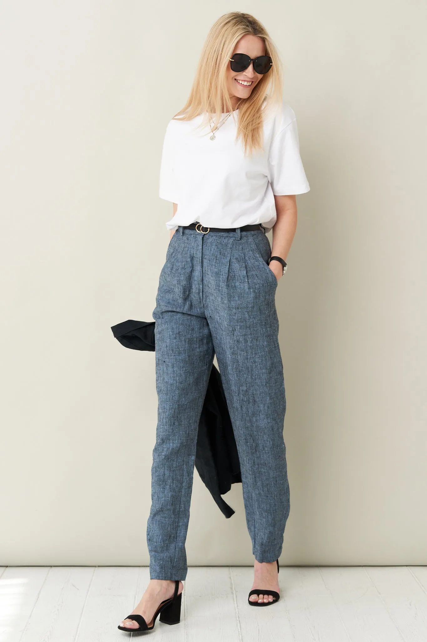 Smart linen pants Pix