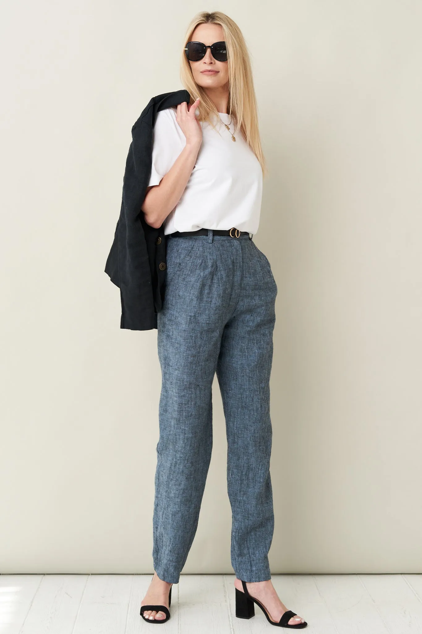 Smart linen pants Pix