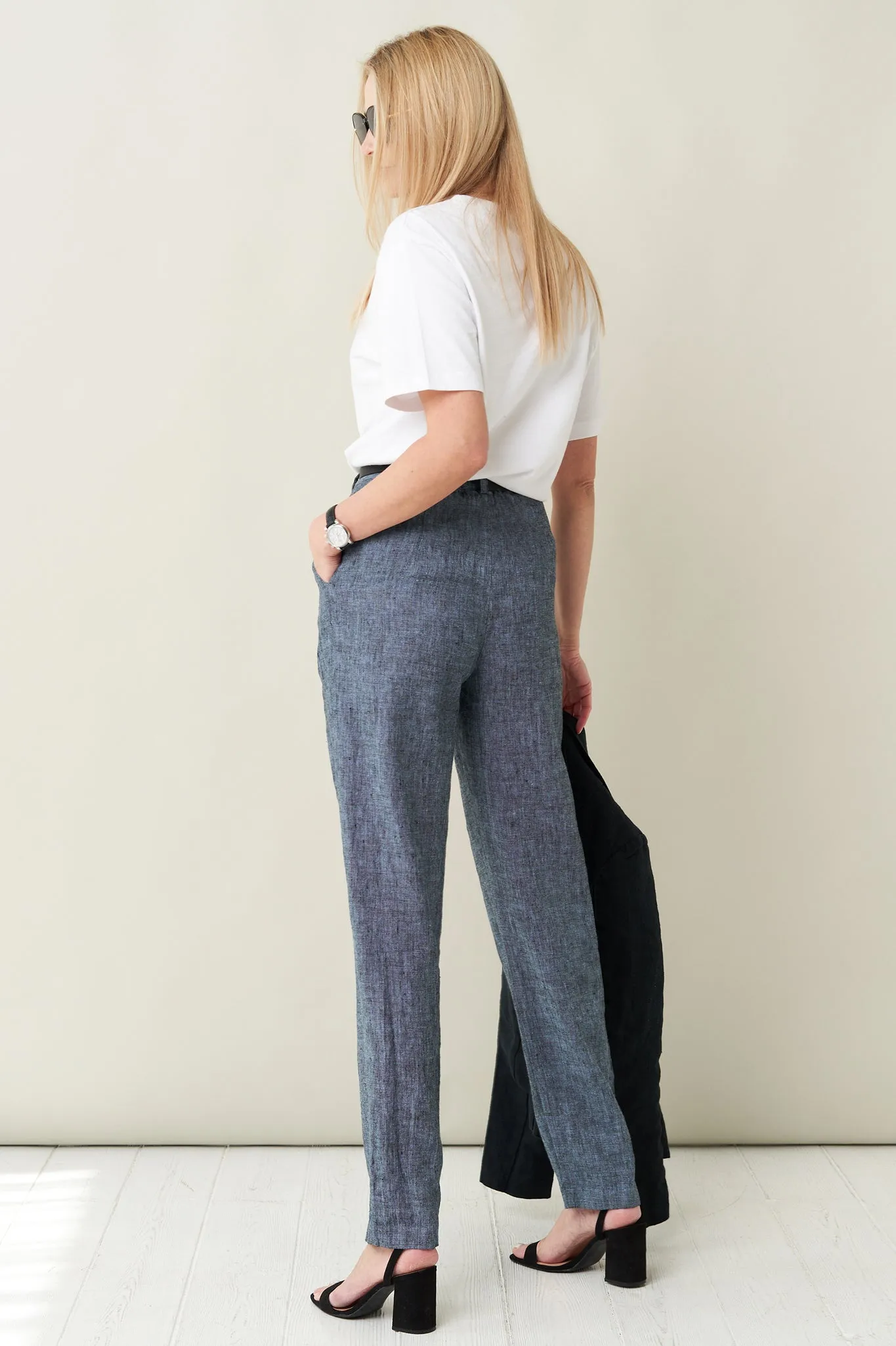 Smart linen pants Pix