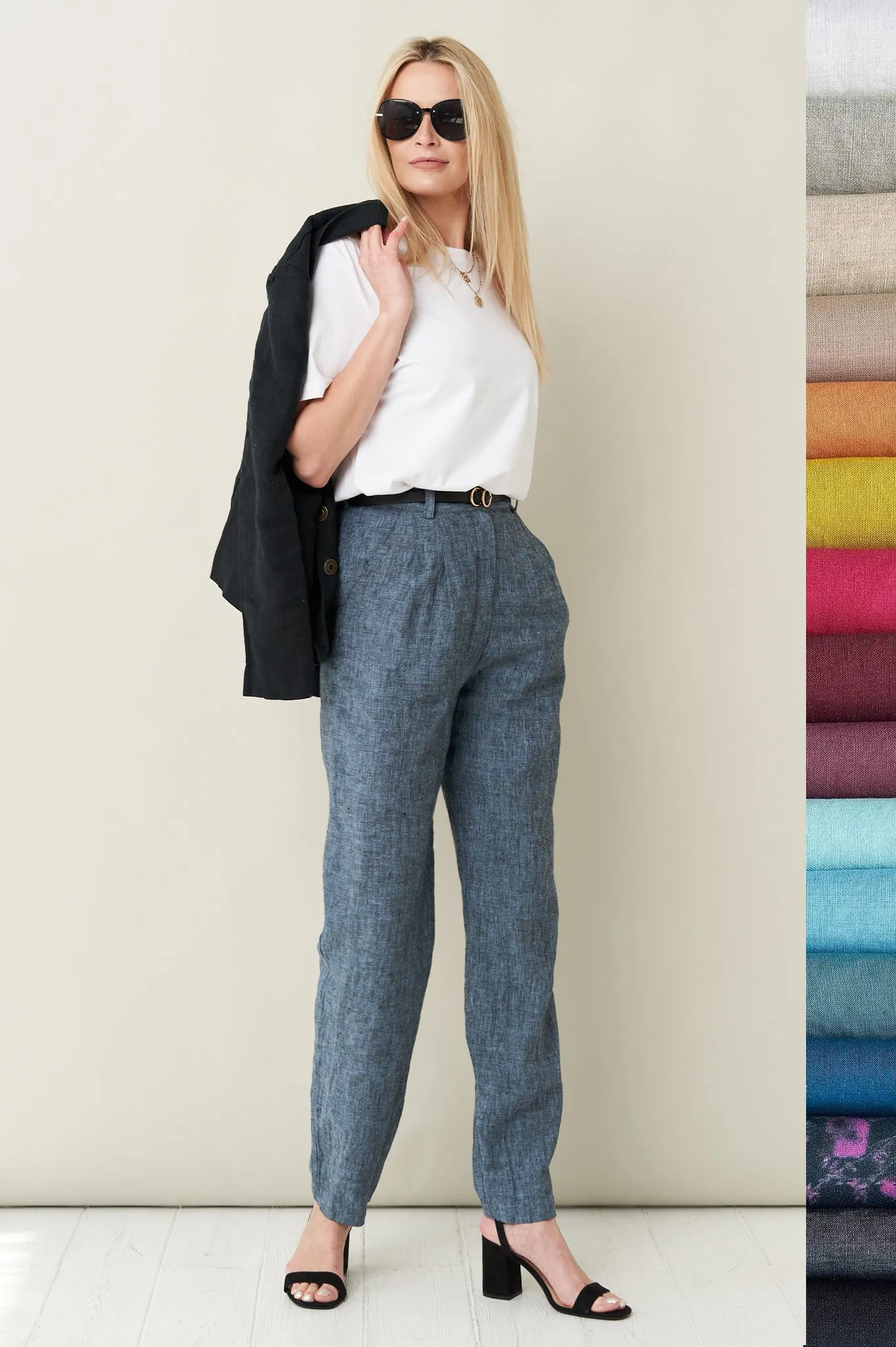 Smart linen pants Pix