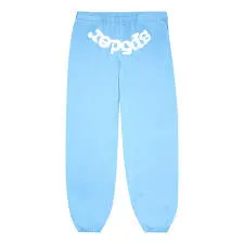 Sp5der Sky Blue Sweatpants