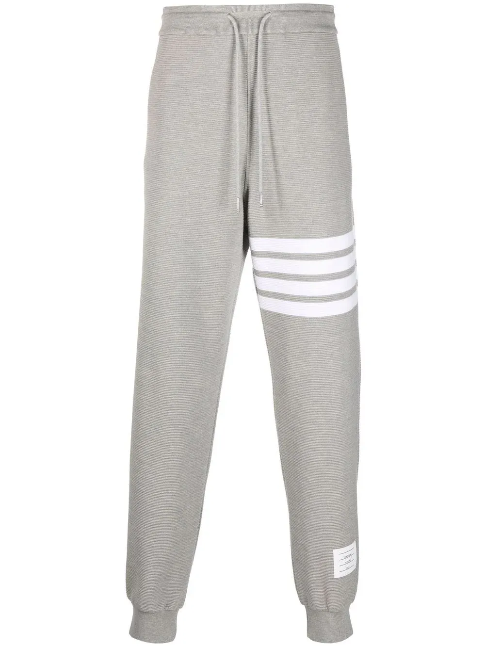 Sweatpants W/ 4Bar In Ottoman Light Grey