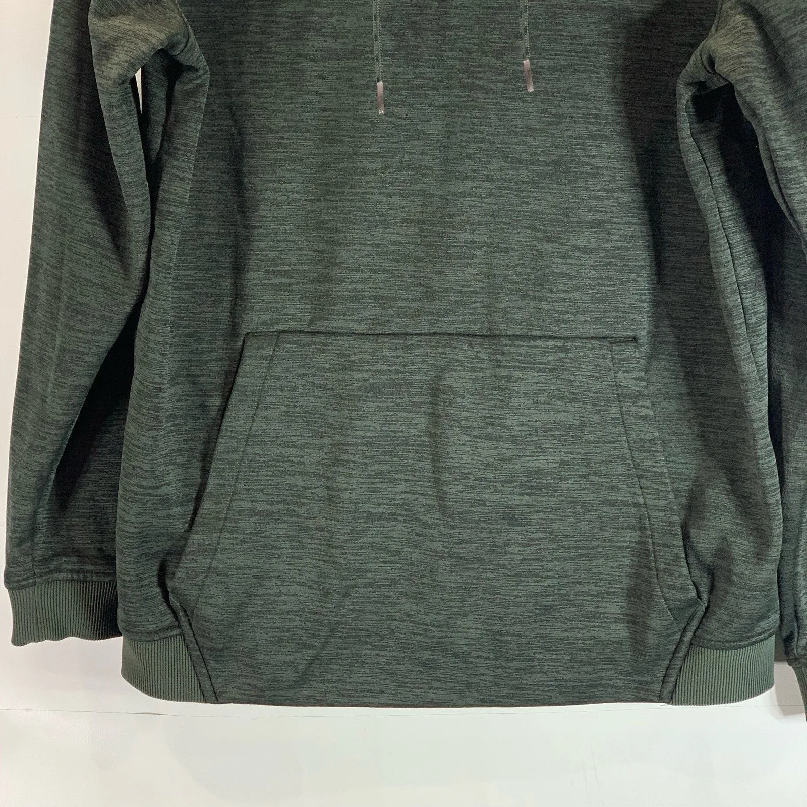 UNDER ARMOUR Men's Dark Green ColdGear Loose-Fit Pullover Hoodie SZ M