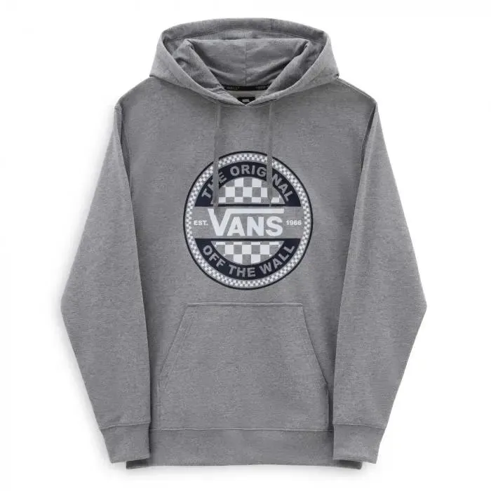 Vans Circled Checker Pullover Hoodie Grey