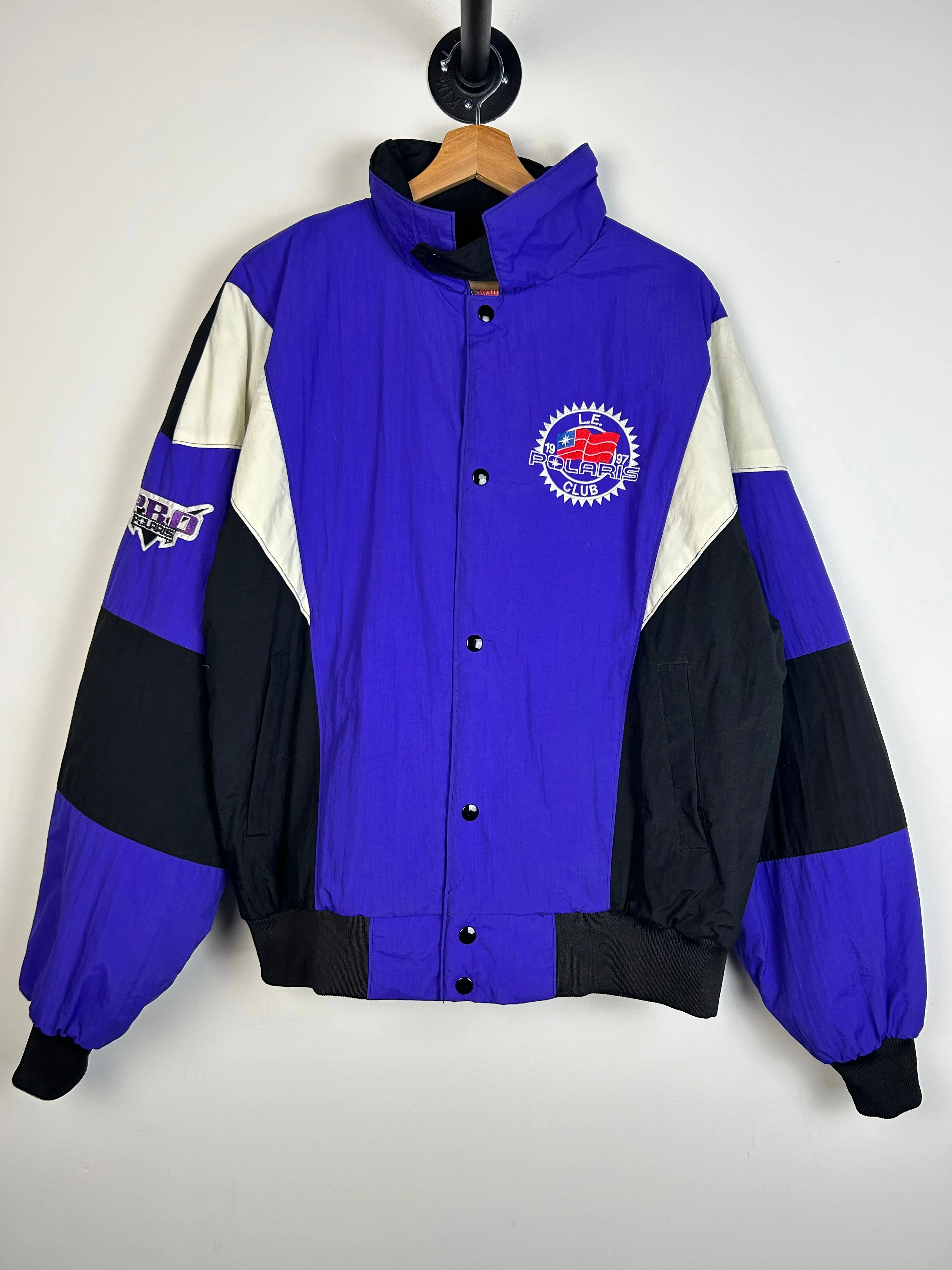 Vintage 90's Polaris Club Purple & White Jacket