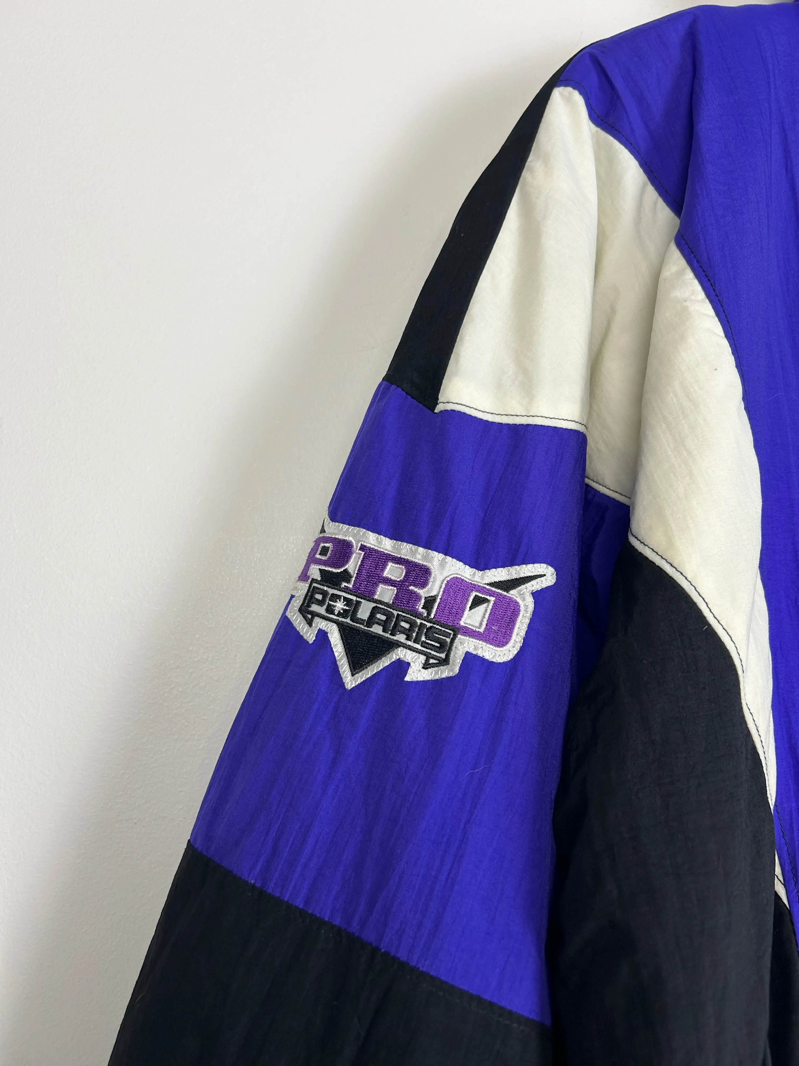 Vintage 90's Polaris Club Purple & White Jacket