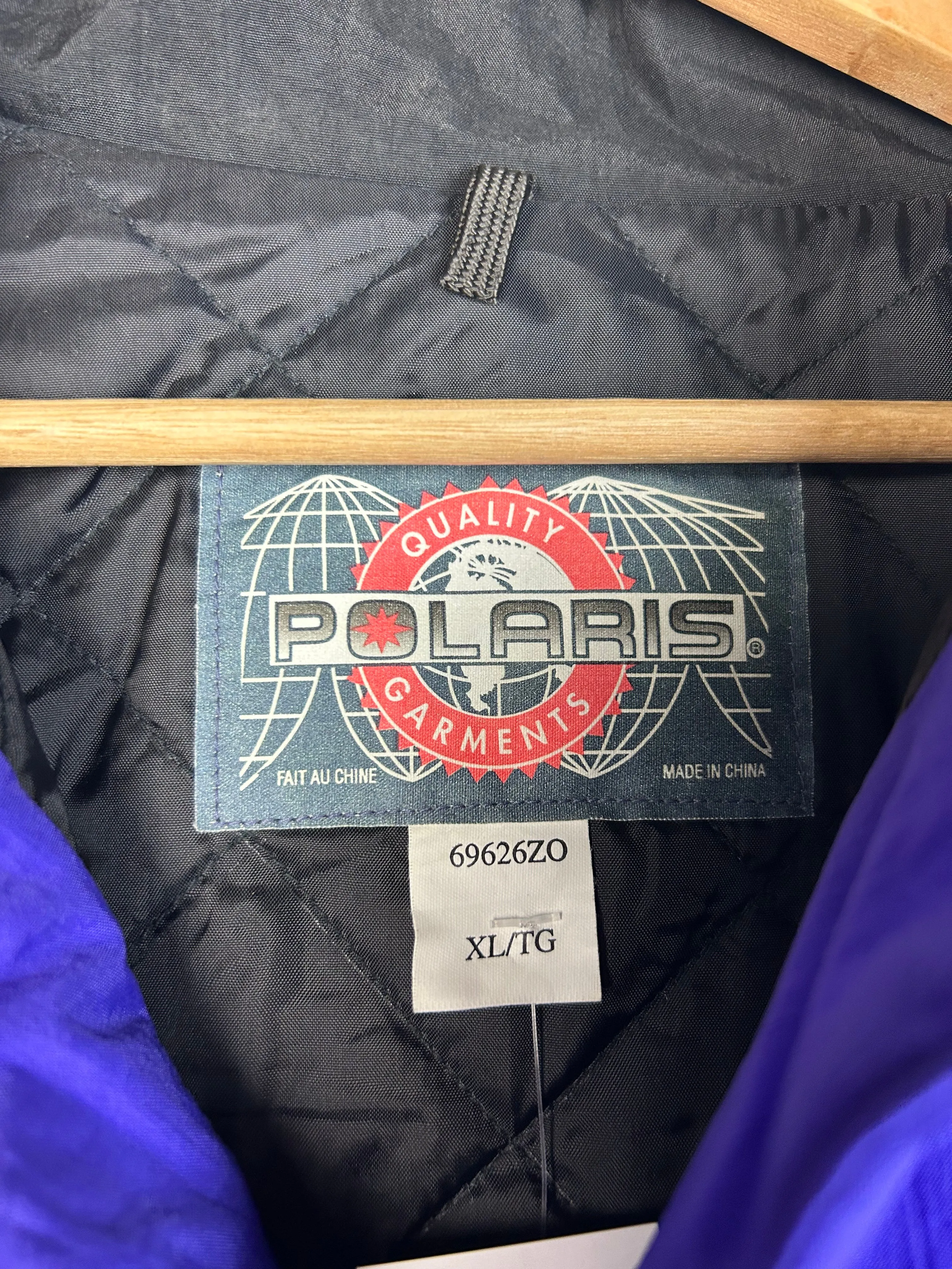 Vintage 90's Polaris Club Purple & White Jacket