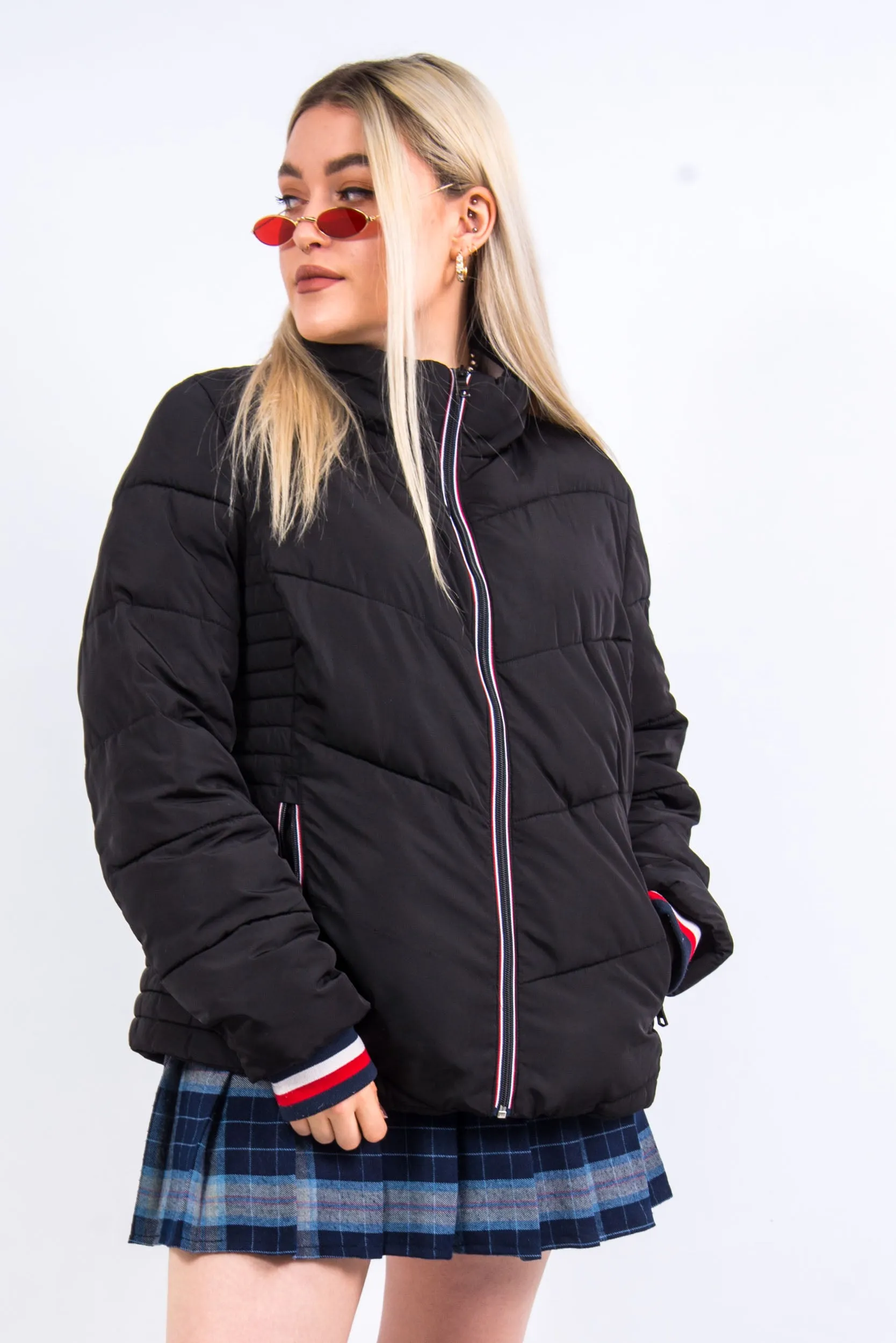 Vintage Tommy Hilfiger Puffer Coat Jacket