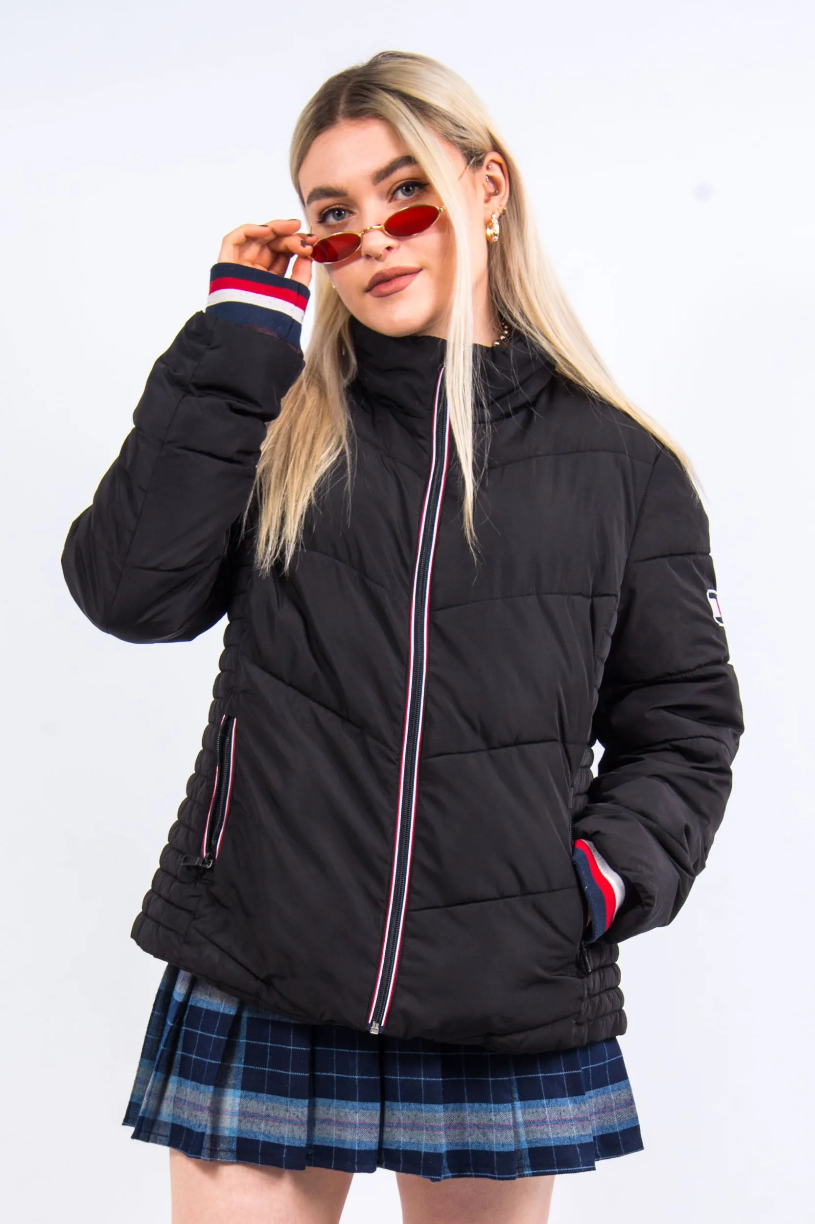 Vintage Tommy Hilfiger Puffer Coat Jacket