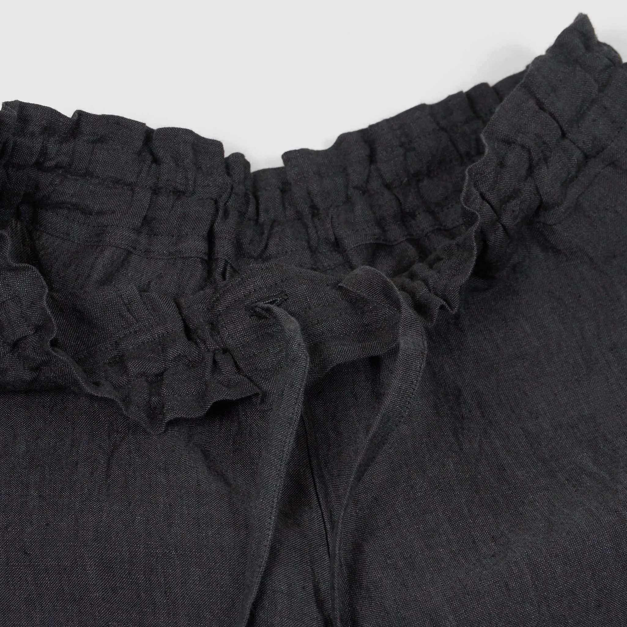 Vlas Blomme Ladies  Cropped Wide Fitted Linen Pants