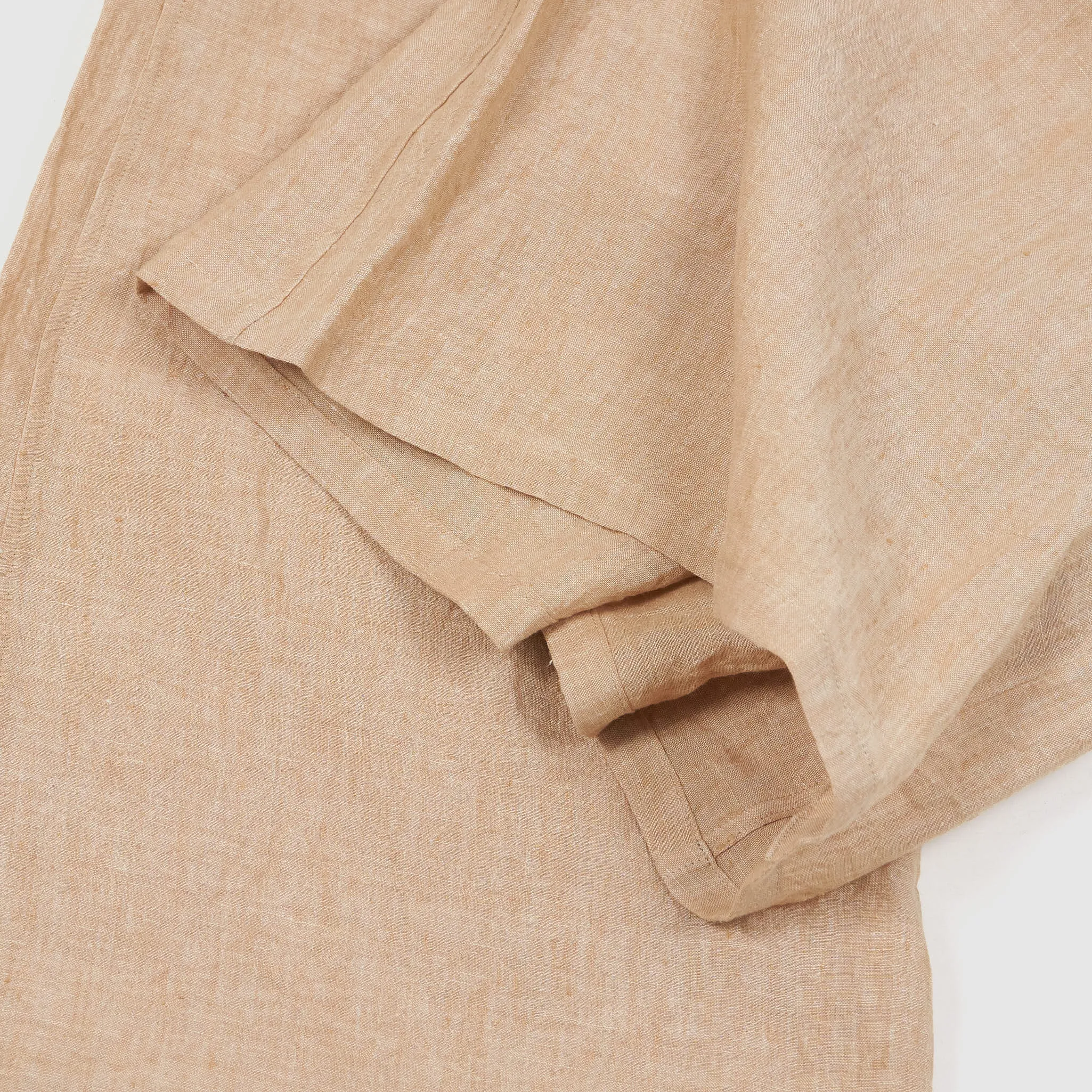Vlas Blomme Ladies  Cropped Wide Fitted Linen Pants