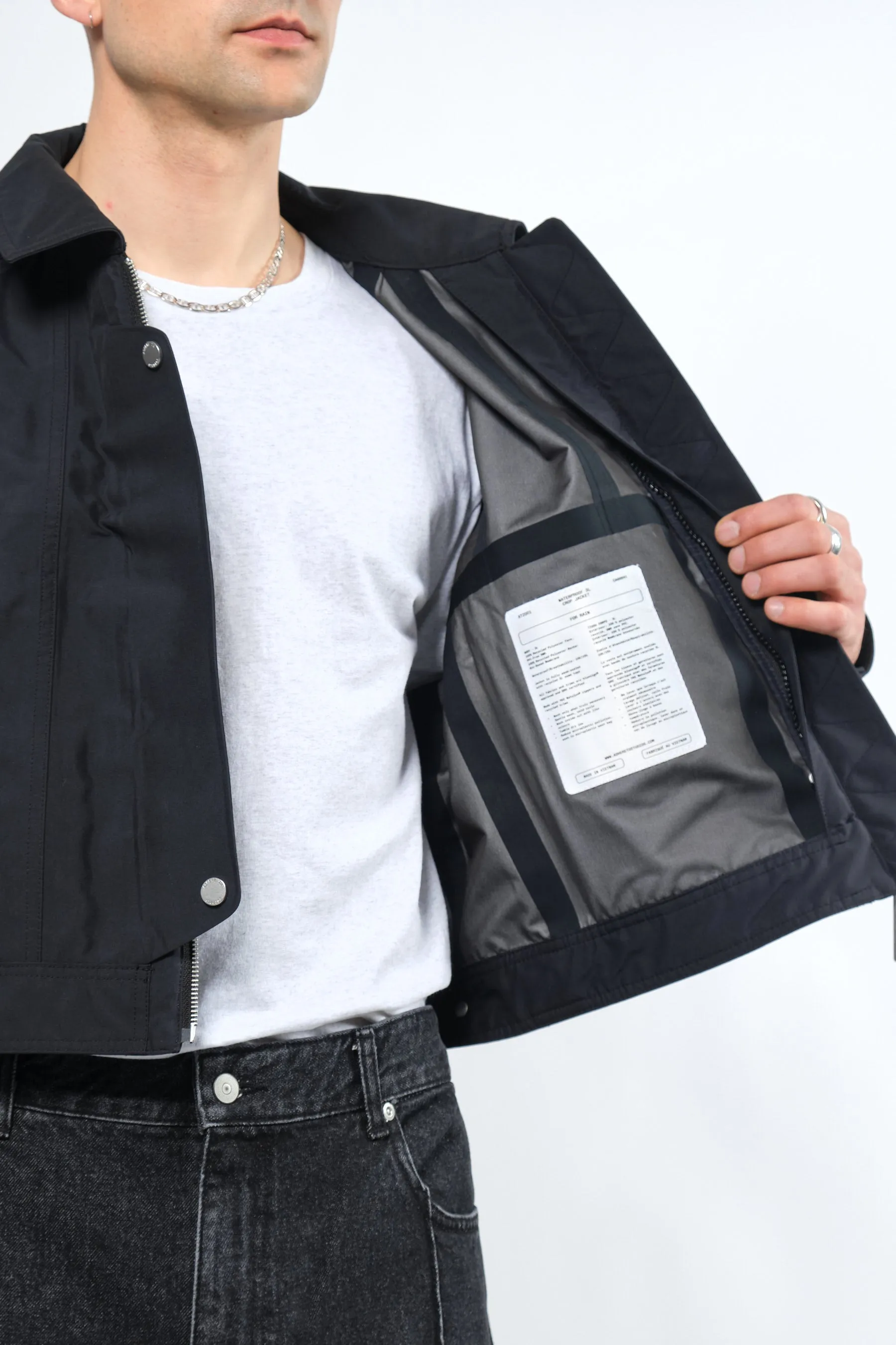Waterproof Crop Rain Jacket