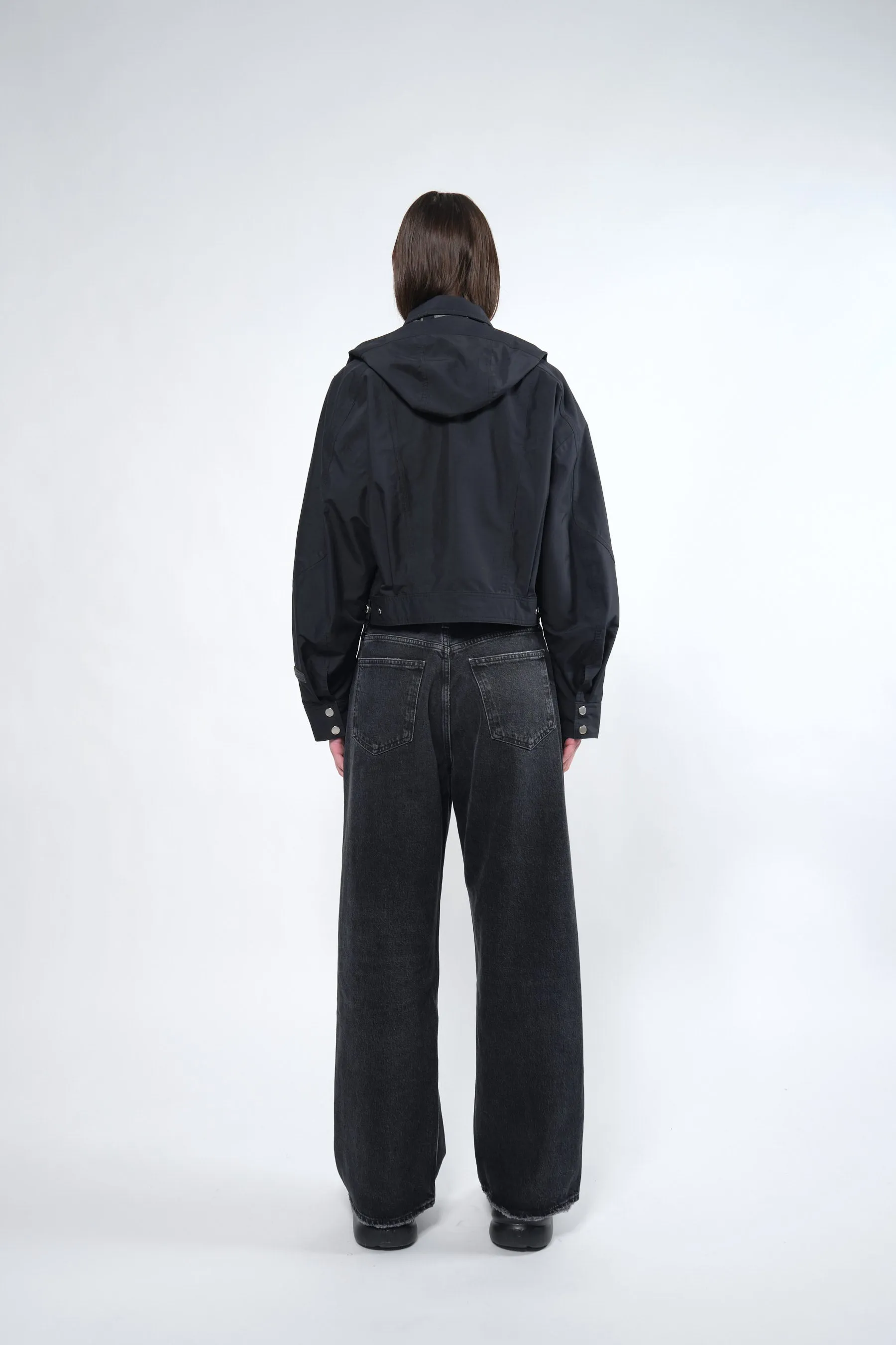 Waterproof Crop Rain Jacket